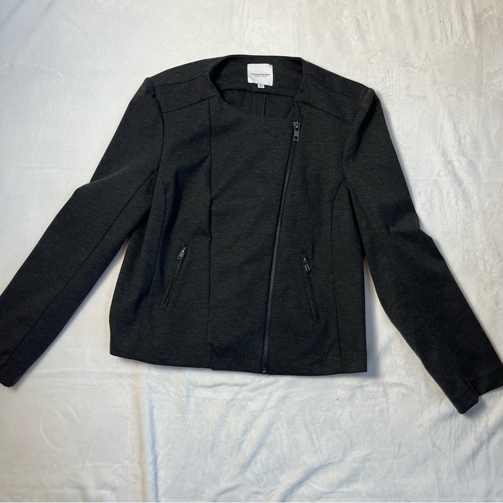 Catherine Malandrino Runway Style Moto Jacket women's size XL